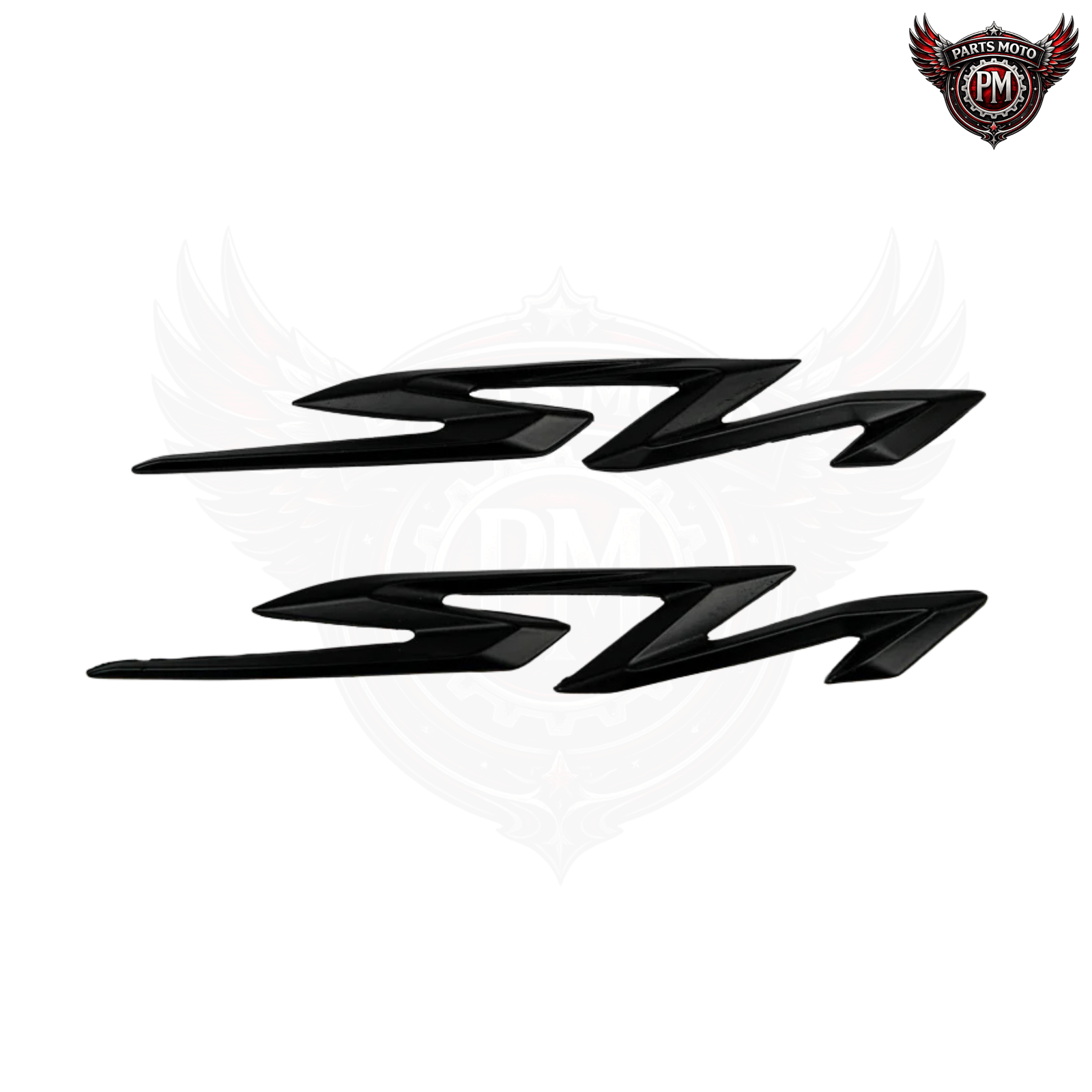 LOGO LATERALI SH Honda SH 125-150  (k77) 2017-2019 (NOIRE) — Honda