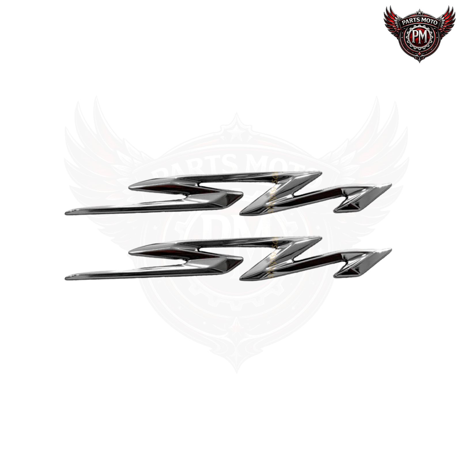 LOGO LATERALI SH Honda SH 125-150  (k77) 2017-2019 (CHROME) — Honda